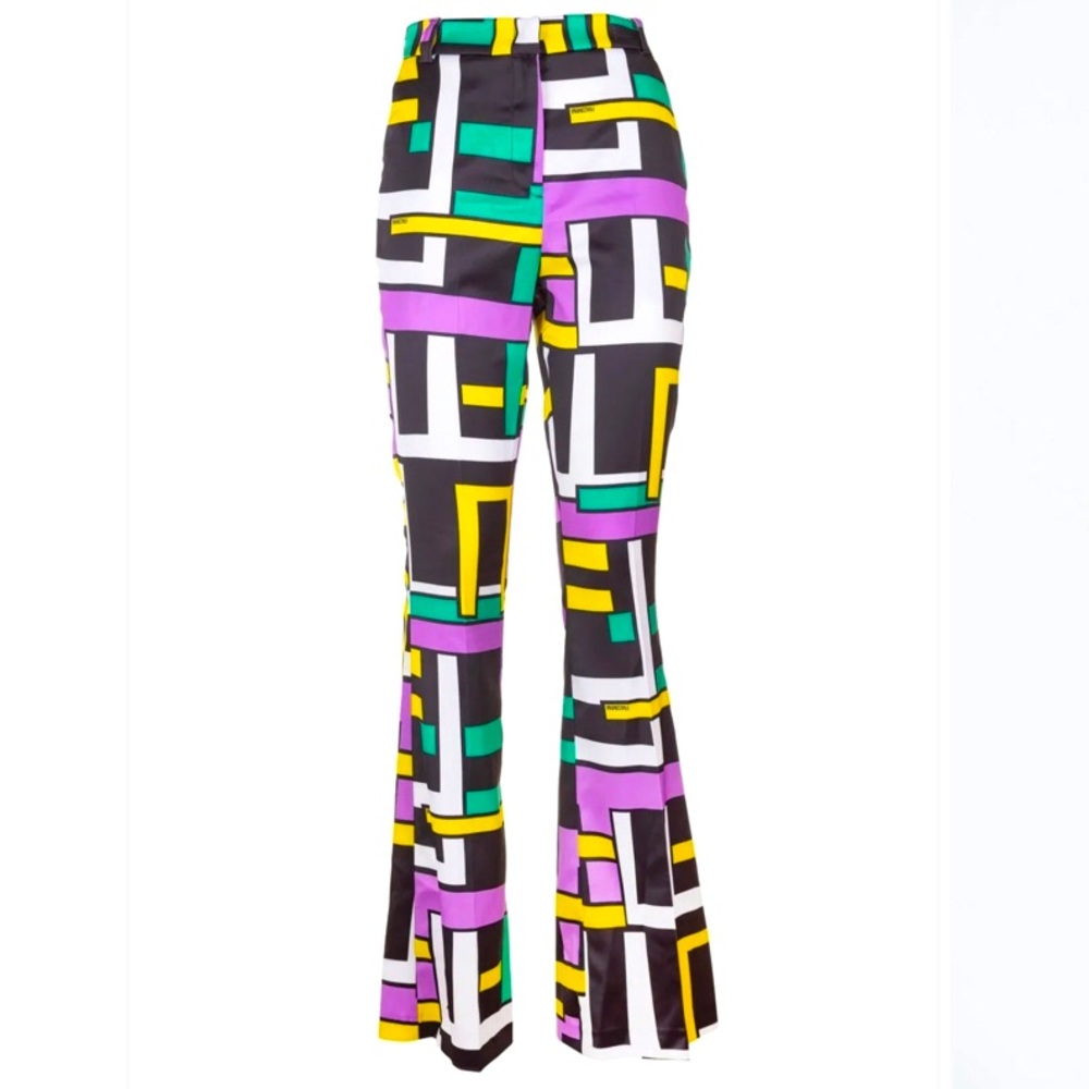💖NWT Fracomina Italy 🇮🇹 flare geometric pants